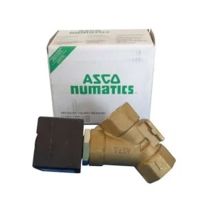 Válvula Solenoide Angular Asco (Emerson) 220V Rosca 1/2" para Vapor